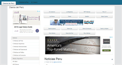 Desktop Screenshot of diariosdeperu.com.pe